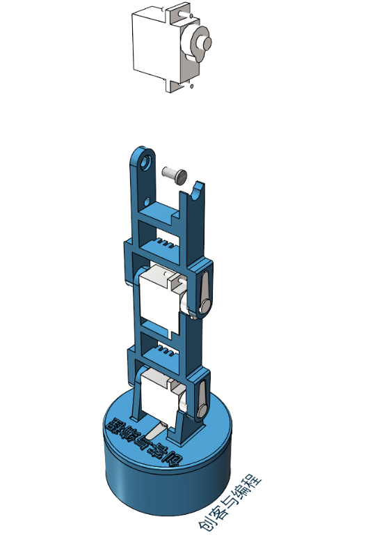 SNAM7600 3d打印六自由度白色机械臂安装教程 v0.6